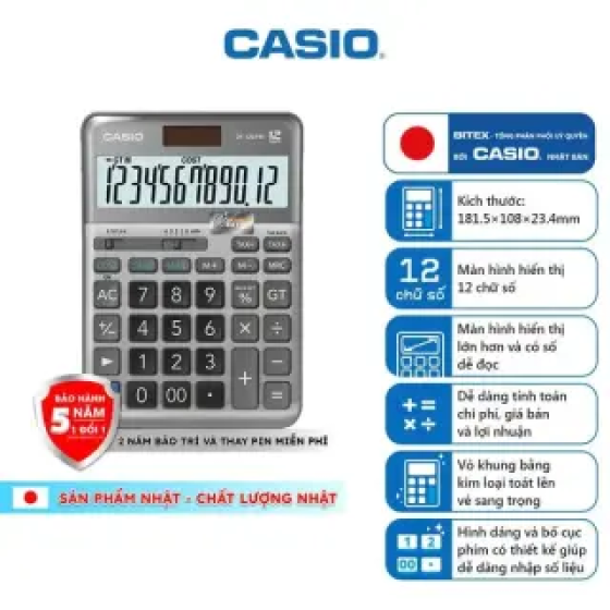 Máy tính Casio DF 120 FM chính hãng
