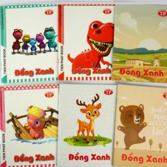 Tập 96 trang Đồng Xanh 60gsm - 4 ô ly
